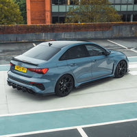Audi RS3 8Y 2022-2024 Saloon Carbon Fibre Diffuser V1 - CT Design - view 3