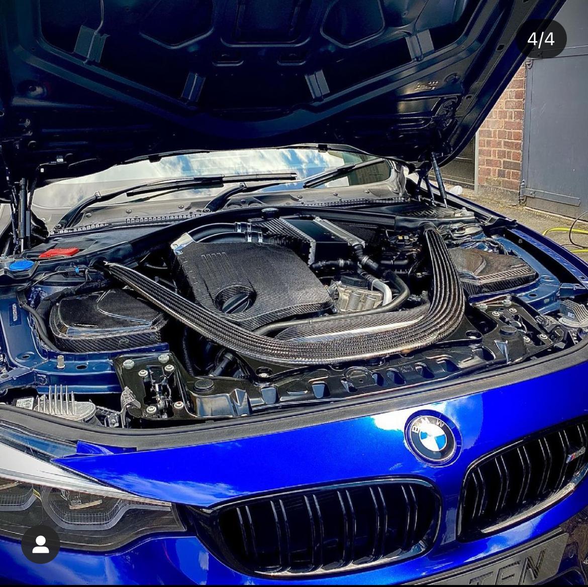 BMW F80/F82/F83/F87 M2C/M3/M4 Carbon Fibre Engine Cover - view 3