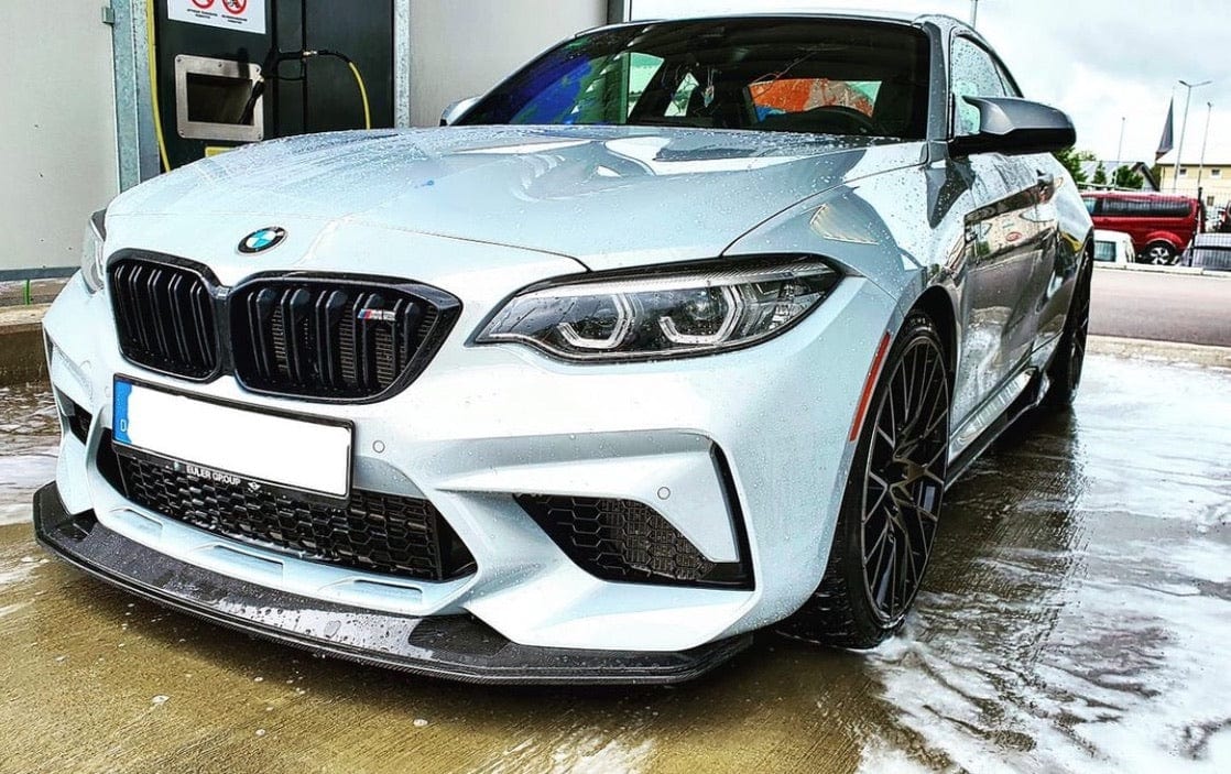 BMW M2C F87 2018-2021 Carbon Fibre Splitter - V6 - view 2