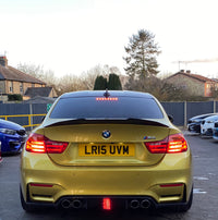 BMW M3/M4 (F80 F82 F83) Carbon Fibre Diffuser With Dtm Light - V5 - view 4