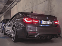 BMW M3/M4 (F80 F82 F83) Carbon Fibre Diffuser With Dtm Light - V5 - view 3