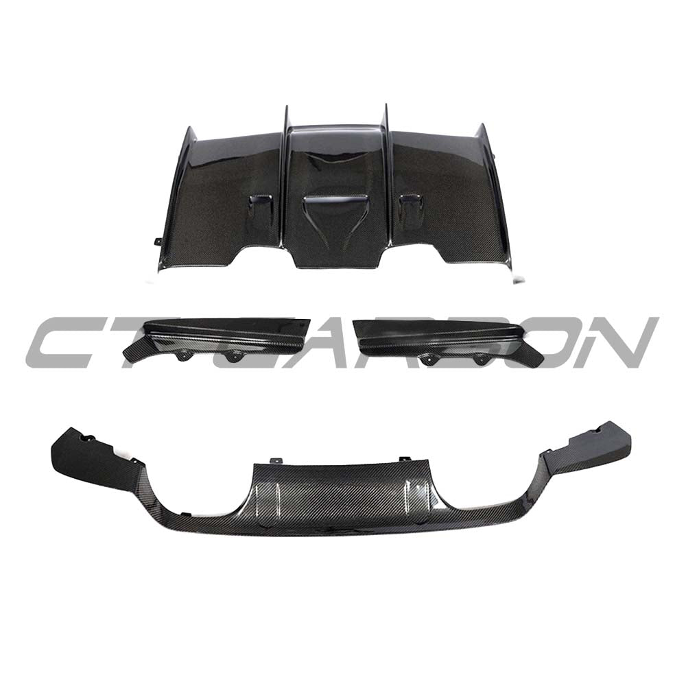 BMW M3/M4 (F80 F82 F83) Carbon Fibre Diffuser - V4 - view 8