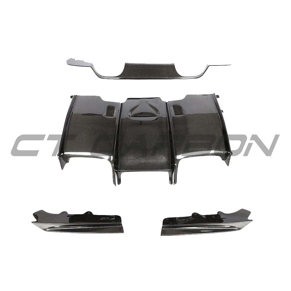 BMW M3/M4 (F80 F82 F83) Carbon Fibre Diffuser - V4 - view 12