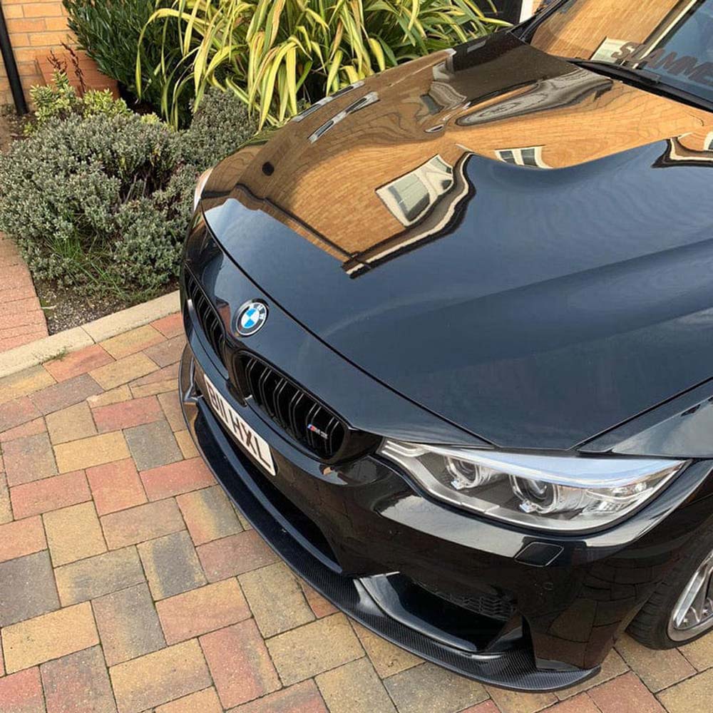 BMW M3/M4 (F80 F82 F83) 2014-2020 Carbon Fibre Splitter - V3 - view 3