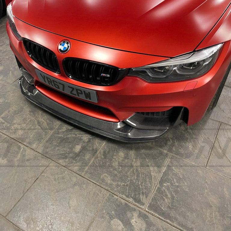 BMW M3/M4 (F80 F82 F83) 2014-2020 Carbon Fibre Splitter - V5 - view 6