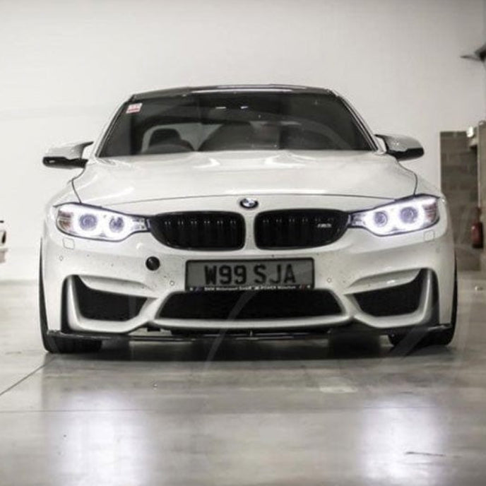BMW M3/M4 (F80 F82 F83) 2014-2020 Carbon Fibre Splitter (no Canards) - V6 - view 2