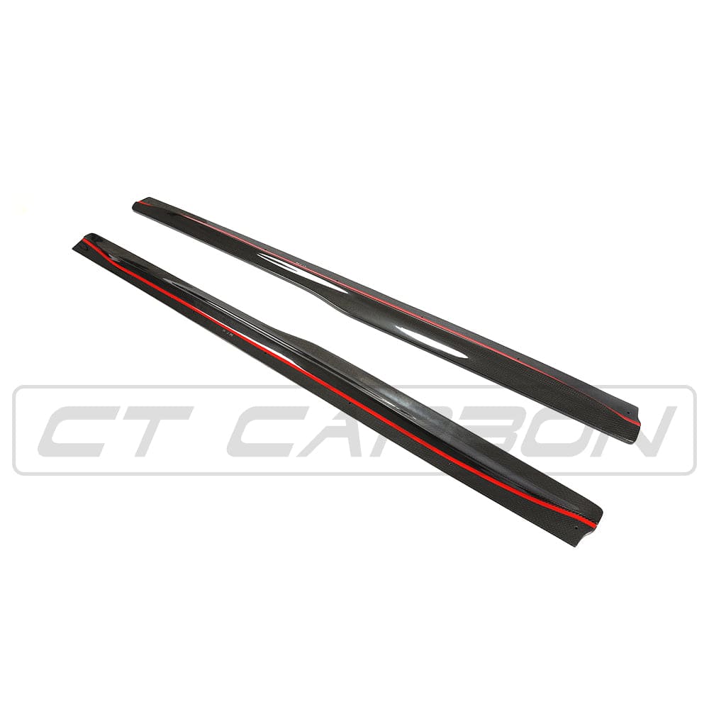 BMW M4 (F82 F83) Carbon Fibre Side Skirts - Ps Style - view 6