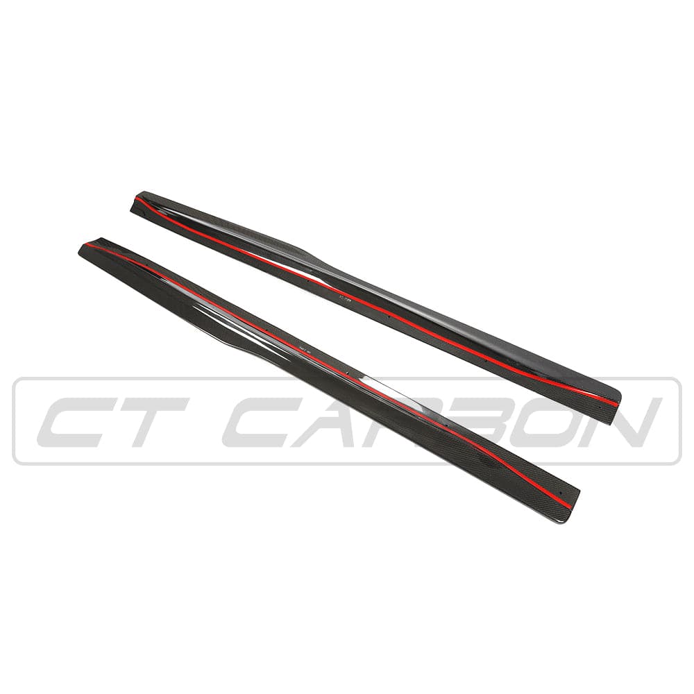 BMW M4 (F82 F83) Carbon Fibre Side Skirts - Ps Style - view 4