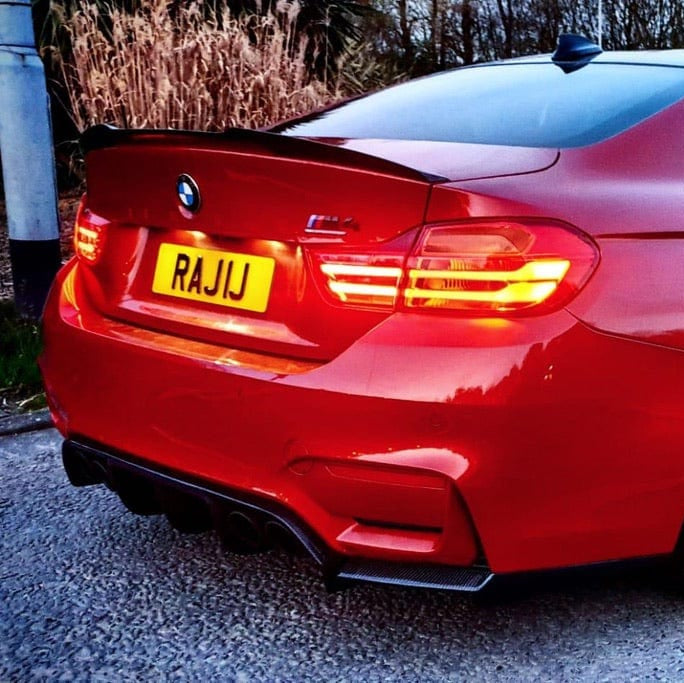 BMW M4 F82 2014-2020 Carbon Fibre Spoiler - V4 - view 2