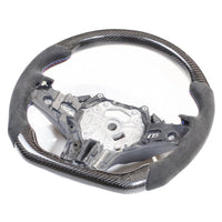 BMW Gxx M2,M3,M4 1,2,3,4 Series Carbon Fibre / Alcantara Flat Bottom Steering Wheel With Heating