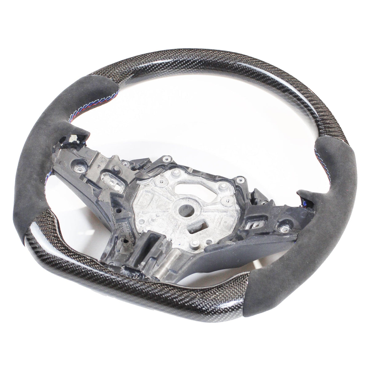 BMW Gxx M2,M3,M4 1,2,3,4 Series Carbon Fibre / Alcantara Flat Bottom Steering Wheel With Heating