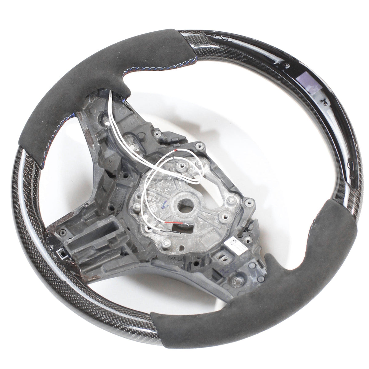 BMW Gxx M2,M3,M4 1,2,3,4 Series Carbon Fibre / Alcantara Led Steering Wheel