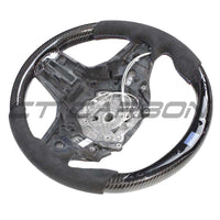 BMW Gxx M2,M3,M4 1,2,3,4 Series Carbon Fibre / Alcantara Led Steering Wheel - view 3