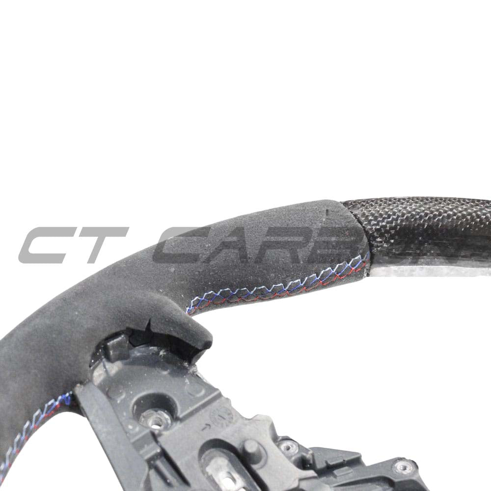 BMW Gxx Carbon Fibre / Alcantara Custom Steering Wheel - view 5