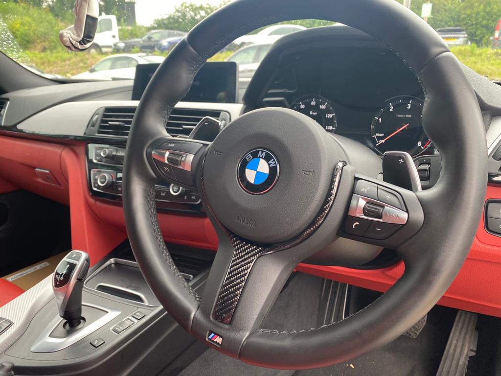 BMW M Sport Fxx Carbon Fibre Steering Wheel Trim (2012-2019) - view 2