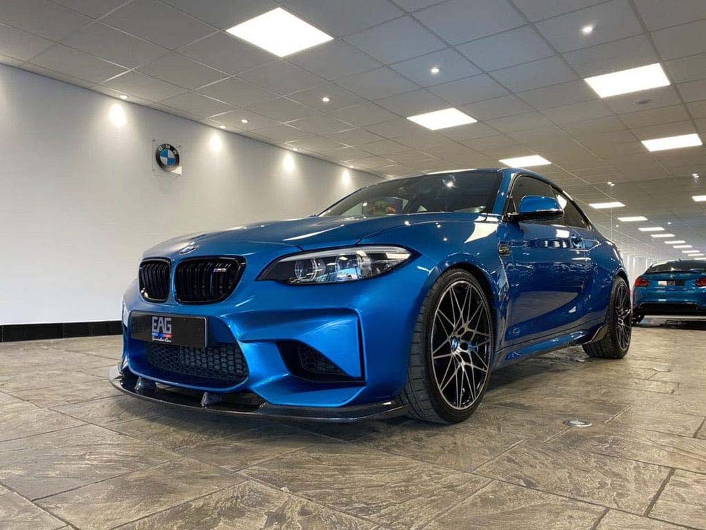 BMW M2 F87 N55(OG) 2015-2017 Carbon Fibre Splitter - V5 - view 4
