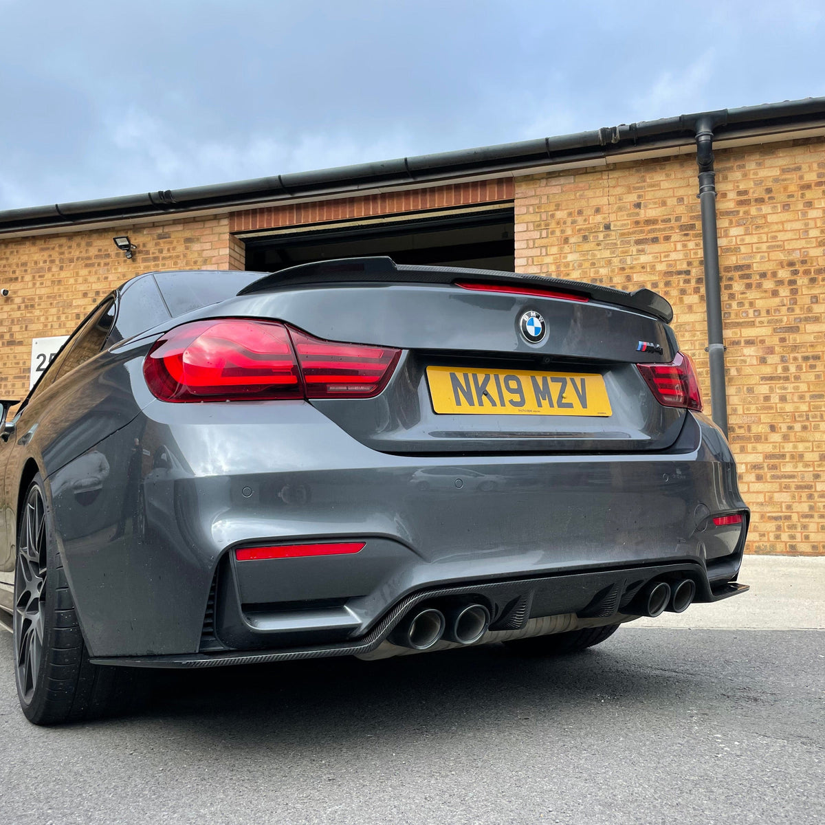 BMW M4 F83 & F33 4 Series Carbon Fibre Spoiler - V2 - view 3