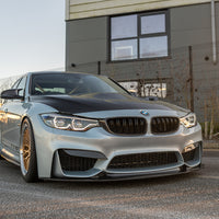BMW M3/M4 (F80 F82 F83) 2014-2020 Carbon Fibre Splitter - V9 - view 4