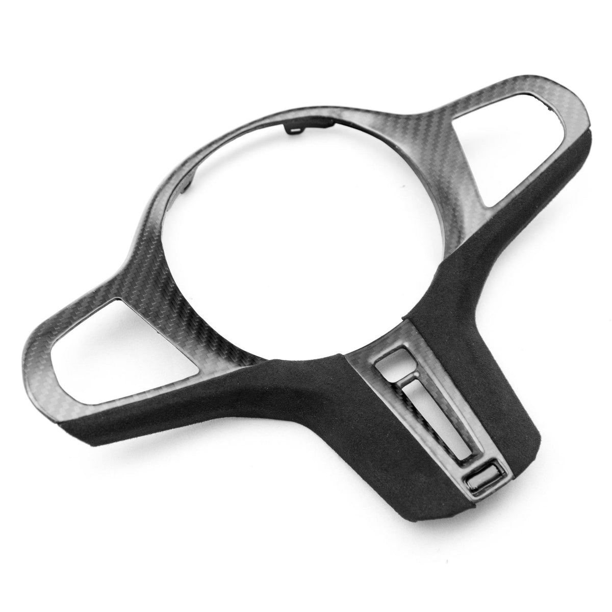 BMW G Series M Sport Carbon Fibre Alcantara Steering Wheel Trim by FORM | Forge Automotive