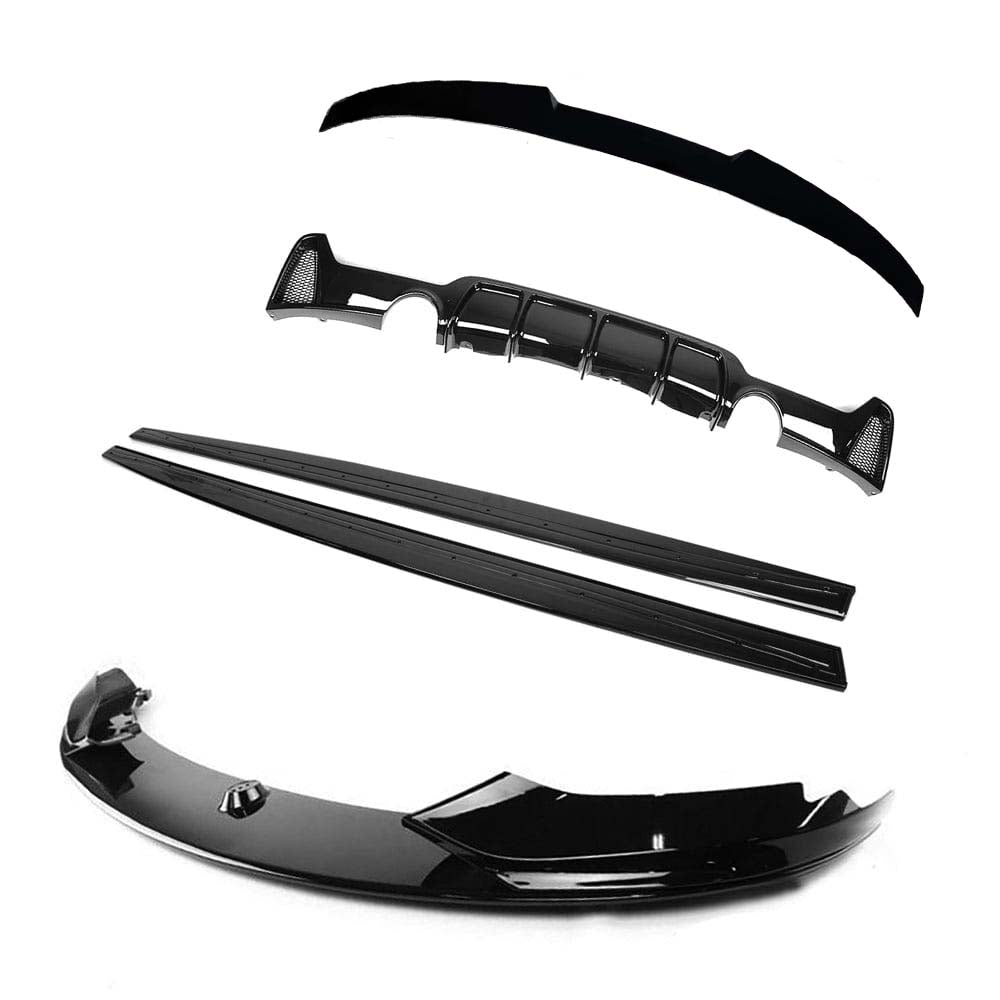 BMW 4 Series F32 2013-2020 Gloss Black Full Kit (dual Exhaust) - V4