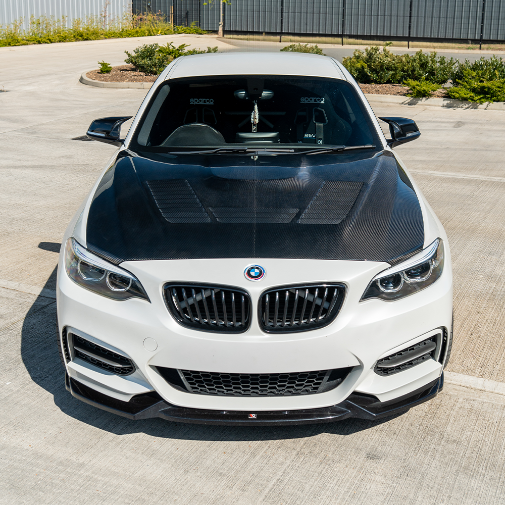 BMW M2/M2C F87 & F20/F22 1&2 Series Carbon Fibre Bonnet/hood - view 4