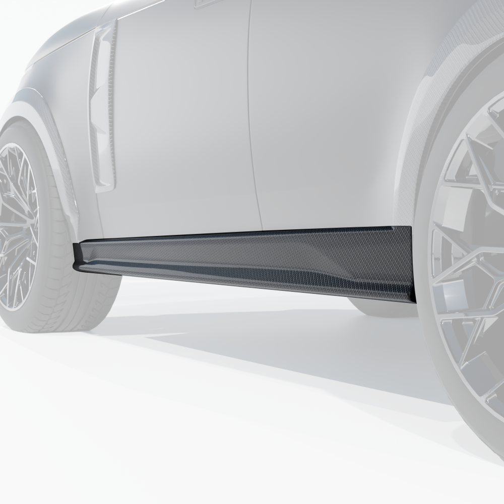 Range Rover L460 2022+ Carbon Fibre Side Skirts - CT Design - view 5