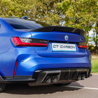 BMW G80 M3 & G20 3 Series Carbon Fibre Spoiler - CT Design V2 - view 8