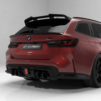 BMW G81 M3 & G21 3 Series Touring 2018+ Carbon Fibre Middle Spoiler - CT Design - view 8
