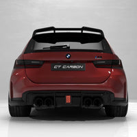 BMW G81 M3 & G21 3 Series Touring 2018+ Carbon Fibre Middle Spoiler - CT Design - view 6