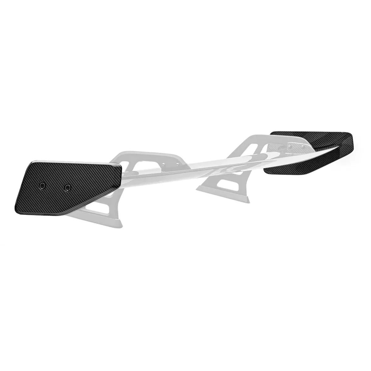 ADRO AT-R1 Swan Neck Wing Pre-Preg Carbon Fibre Flat End Plates by Adro | Forge Automotive